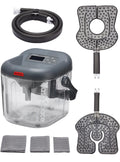 OasisSpace Cold Therapy Machine with 2 Flexible Pads and Timer - Lightweight Ice Machine for Knee After Surgery, Low Noise Cold Circulation Therapy Sy